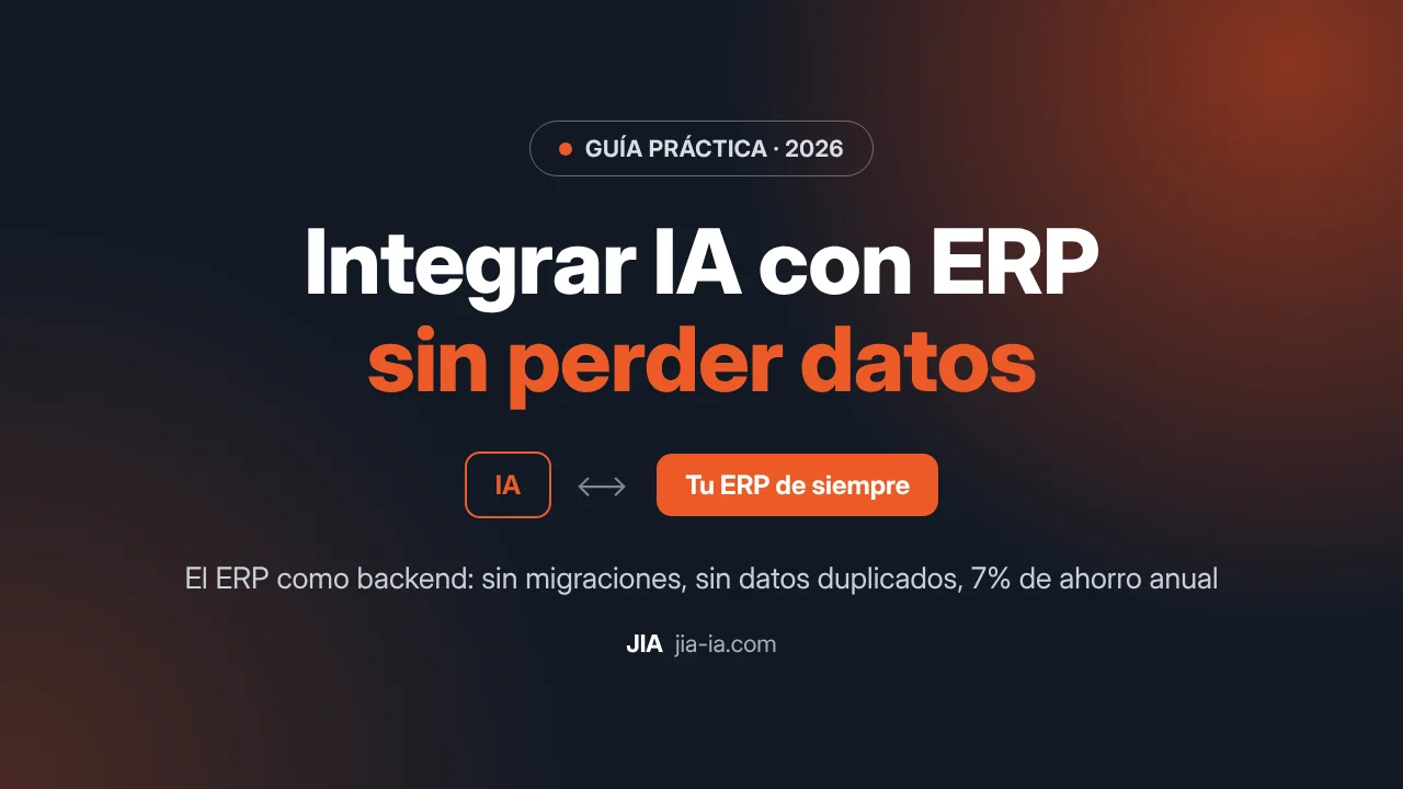 Integrar IA con ERP sin perder datos: guía esencial 2026